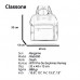 Classone BP-WAB200 Bergamo Serisi Anne Bebek Bakım  Sırt Çantası -Siyah