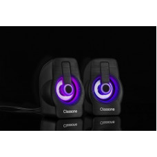 Classone X1 Black RGB Gaming Hoparlör - Siyah